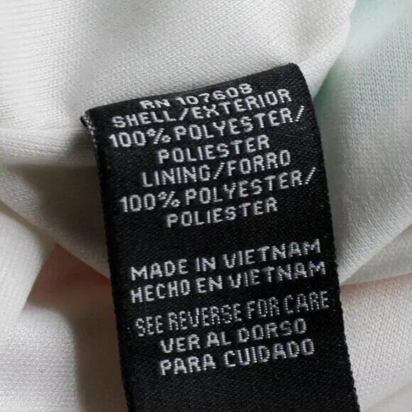 R&K White & Pastel Colored Lace Dress Size 18 - Picture 10 of 12